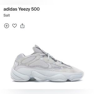 YEEZY 500 size 8 SALT
